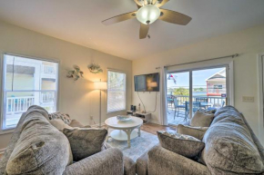 Carolina Beach Condo with Deck Steps to Shore!